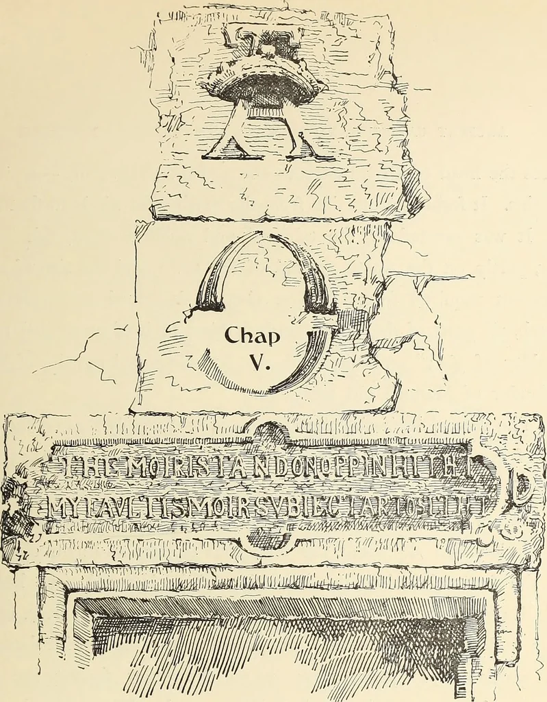 An illustration from Ancient castles and mansions of Stirling nobility / described and illustrated by J.S. Fleming, 1902, leaf 72