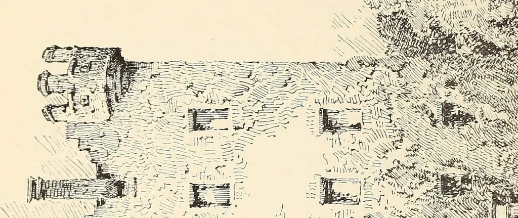 An illustration from Ancient castles and mansions of Stirling nobility / described and illustrated by J.S. Fleming, 1902, leaf 85
