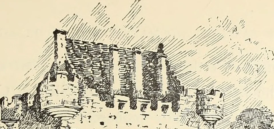 An illustration from Ancient castles and mansions of Stirling nobility / described and illustrated by J.S. Fleming, 1902, leaf 86