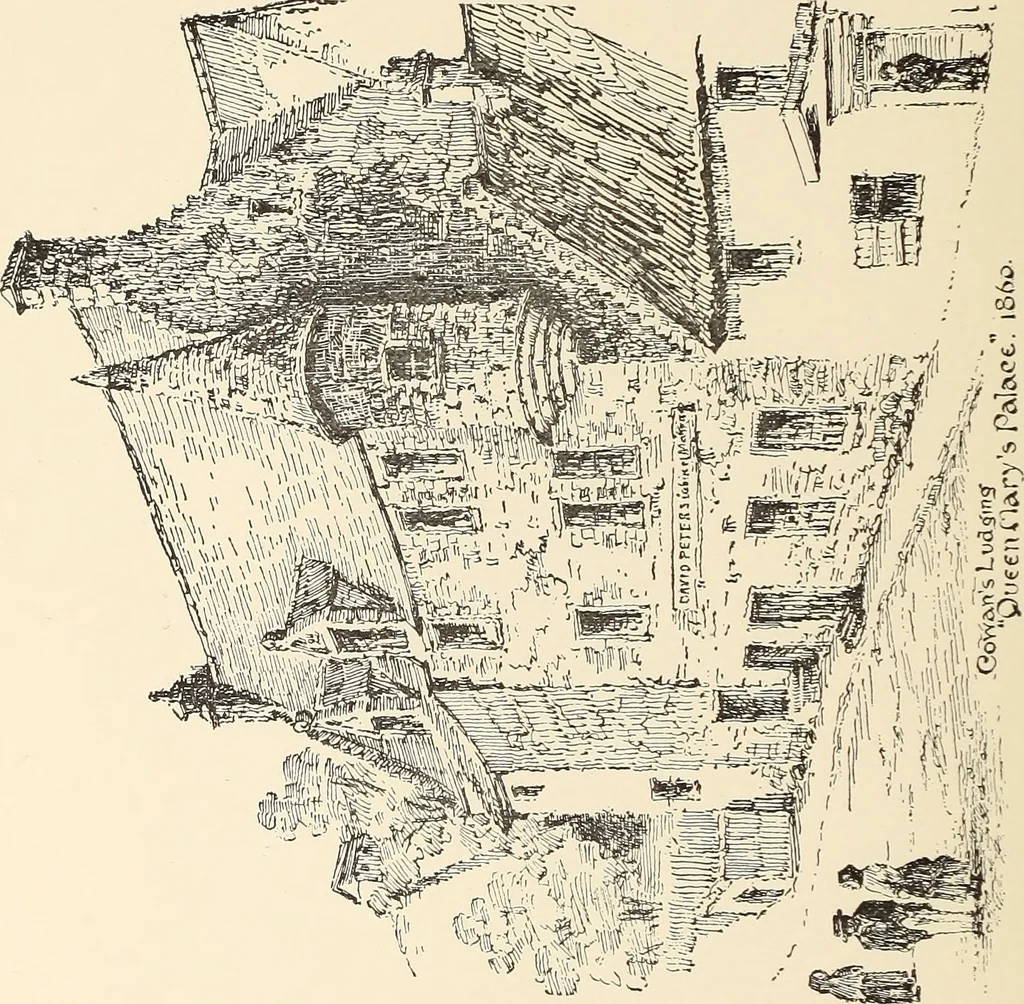 An illustration from Ancient castles and mansions of Stirling nobility / described and illustrated by J.S. Fleming, 1902, leaf 91