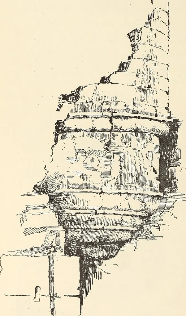 An illustration from Ancient castles and mansions of Stirling nobility / described and illustrated by J.S. Fleming, 1902, leaf 95