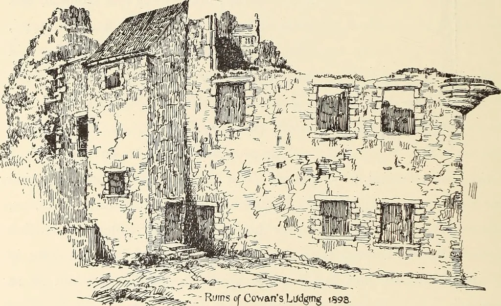 An illustration from Ancient castles and mansions of Stirling nobility / described and illustrated by J.S. Fleming, 1902, leaf 99