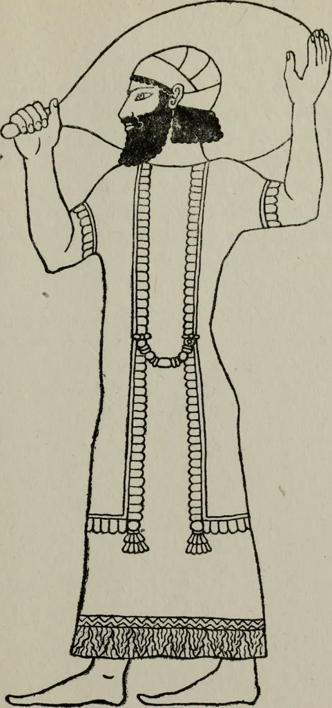 An illustration from Ancient Egyptian, Assyrian, and Persian costumes and decorations, 1920, leaf 102