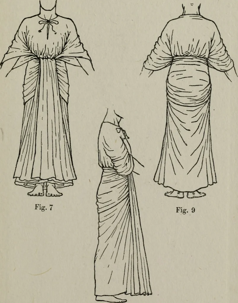 An illustration from Ancient Egyptian, Assyrian, and Persian costumes and decorations, 1920, leaf 34