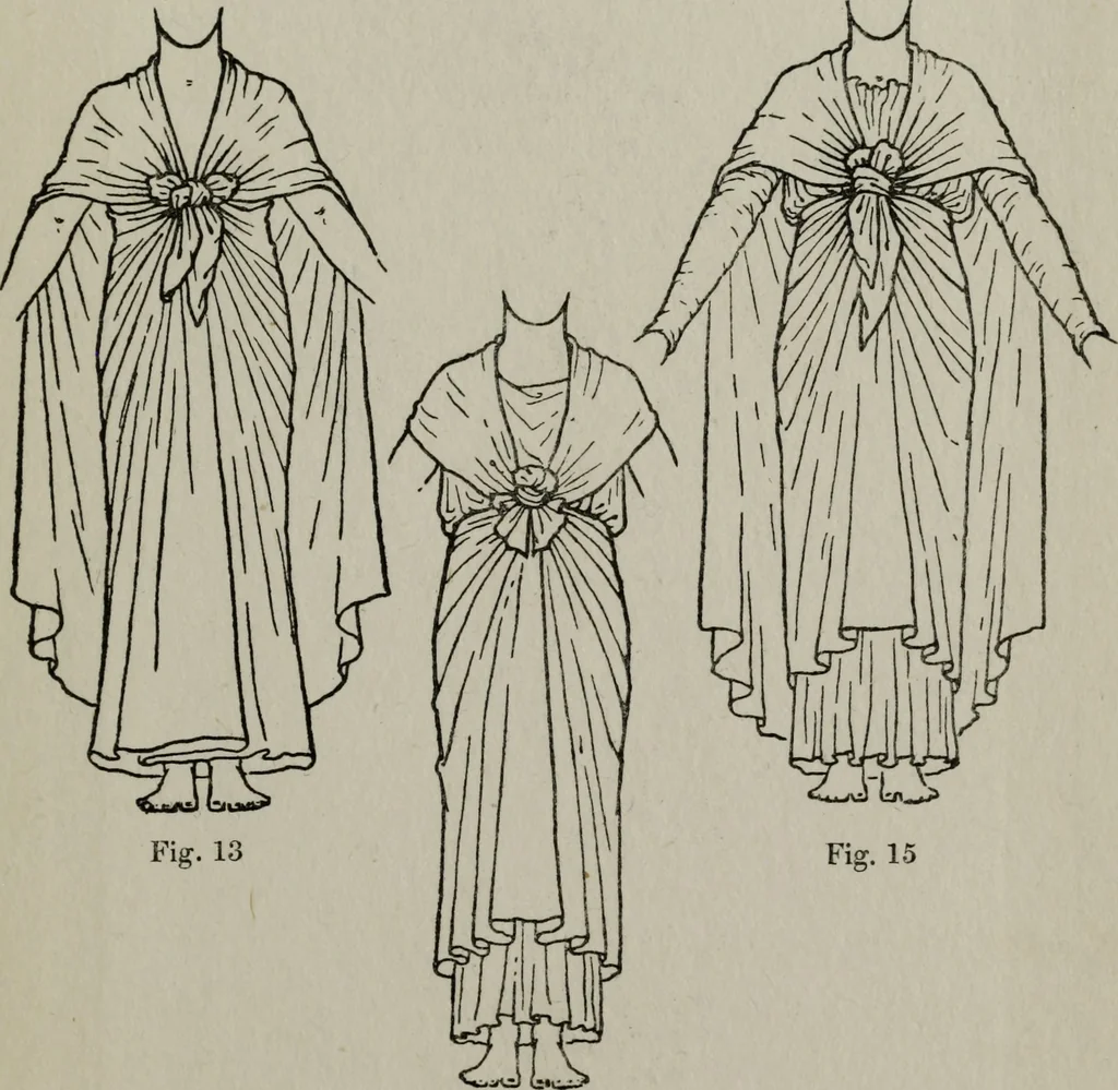 An illustration from Ancient Egyptian, Assyrian, and Persian costumes and decorations, 1920, leaf 46