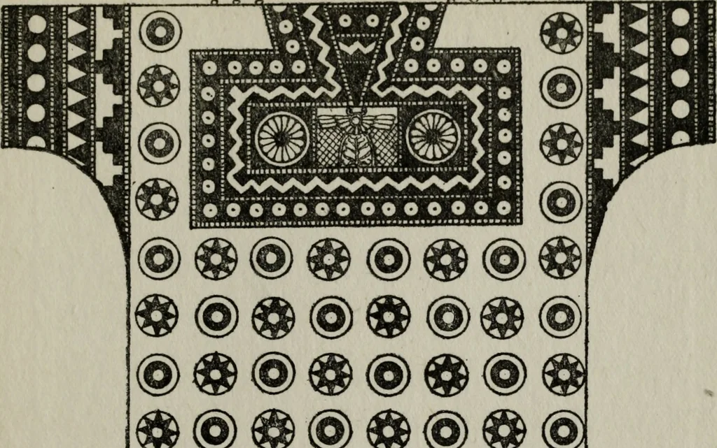 An illustration from Ancient Egyptian, Assyrian, and Persian costumes and decorations, 1920, leaf 84