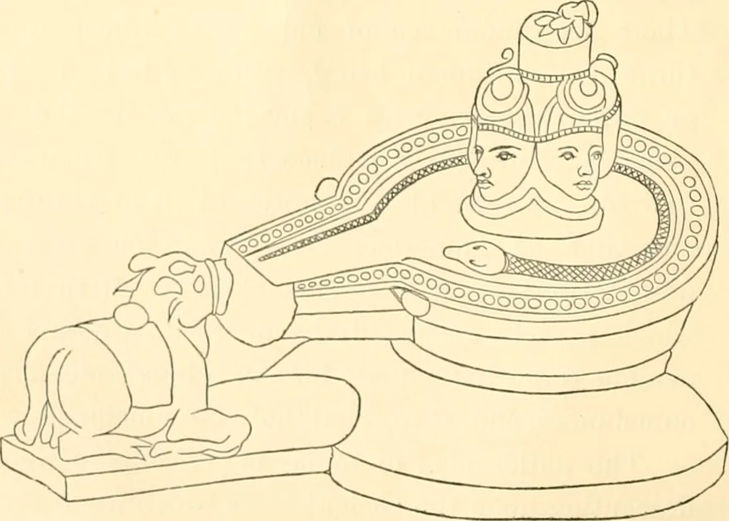 An illustration from Ancient faiths embodied in ancient names; or, An attempt to trace the religious belief, sacred rites, and holy emblems of certain nations, 1873, leaf 241