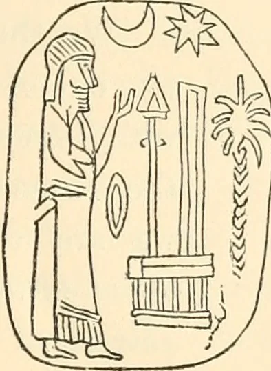 An illustration from Ancient faiths embodied in ancient names; or, An attempt to trace the religious belief, sacred rites, and holy emblems of certain nations, 1873, leaf 298