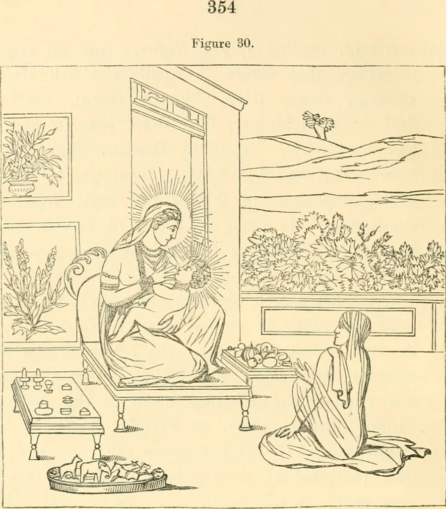 An illustration from Ancient faiths embodied in ancient names; or, An attempt to trace the religious belief, sacred rites, and holy emblems of certain nations, 1873, leaf 375