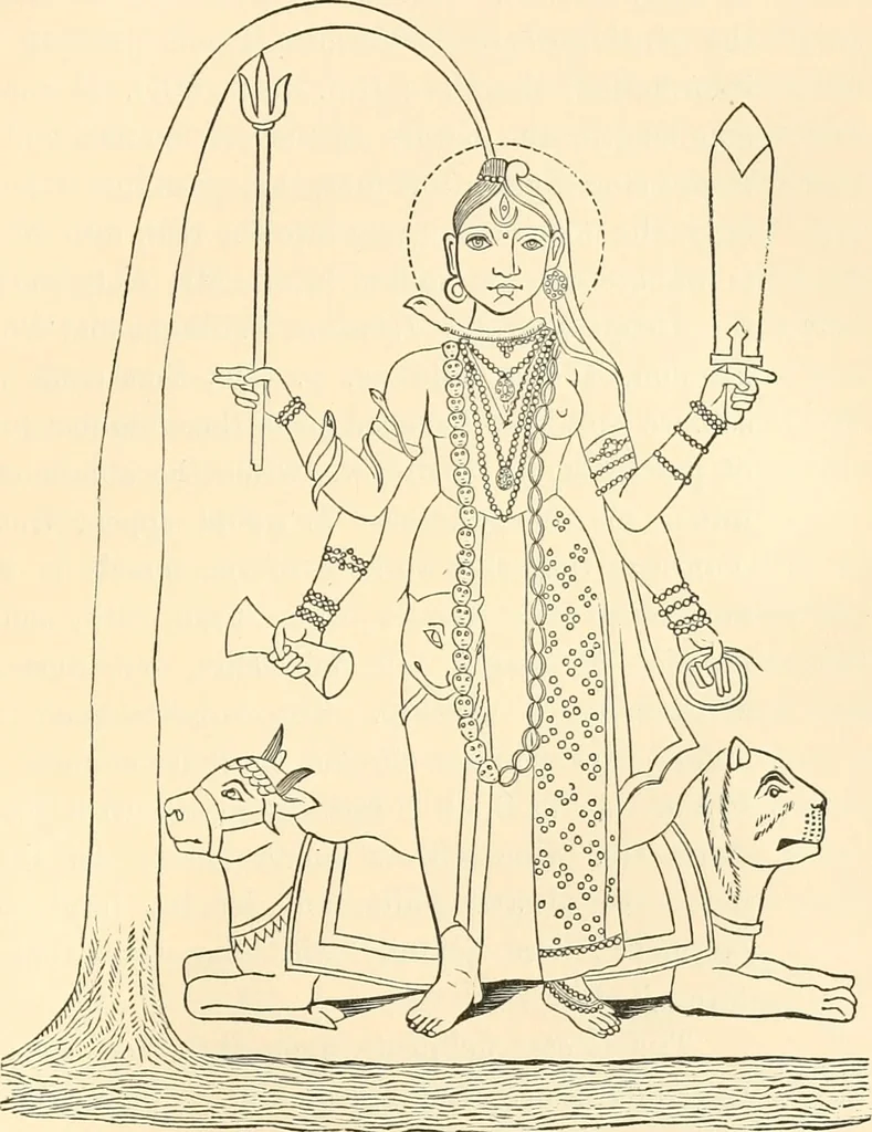 An illustration from Ancient faiths embodied in ancient names; or, An attempt to trace the religious belief, sacred rites, and holy emblems of certain nations, 1873, leaf 666
