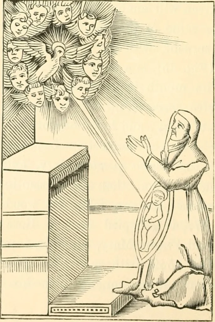 An illustration from Ancient faiths embodied in ancient names; or, An attempt to trace the religious belief, sacred rites, and holy emblems of certain nations, 1873, leaf 669