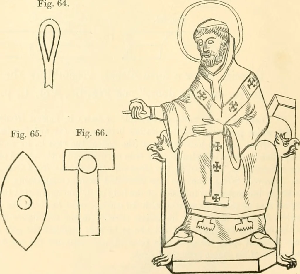 An illustration from Ancient faiths embodied in ancient names; or, An attempt to trace the religious belief, sacred rites, and holy emblems of certain nations, 1873, leaf 671