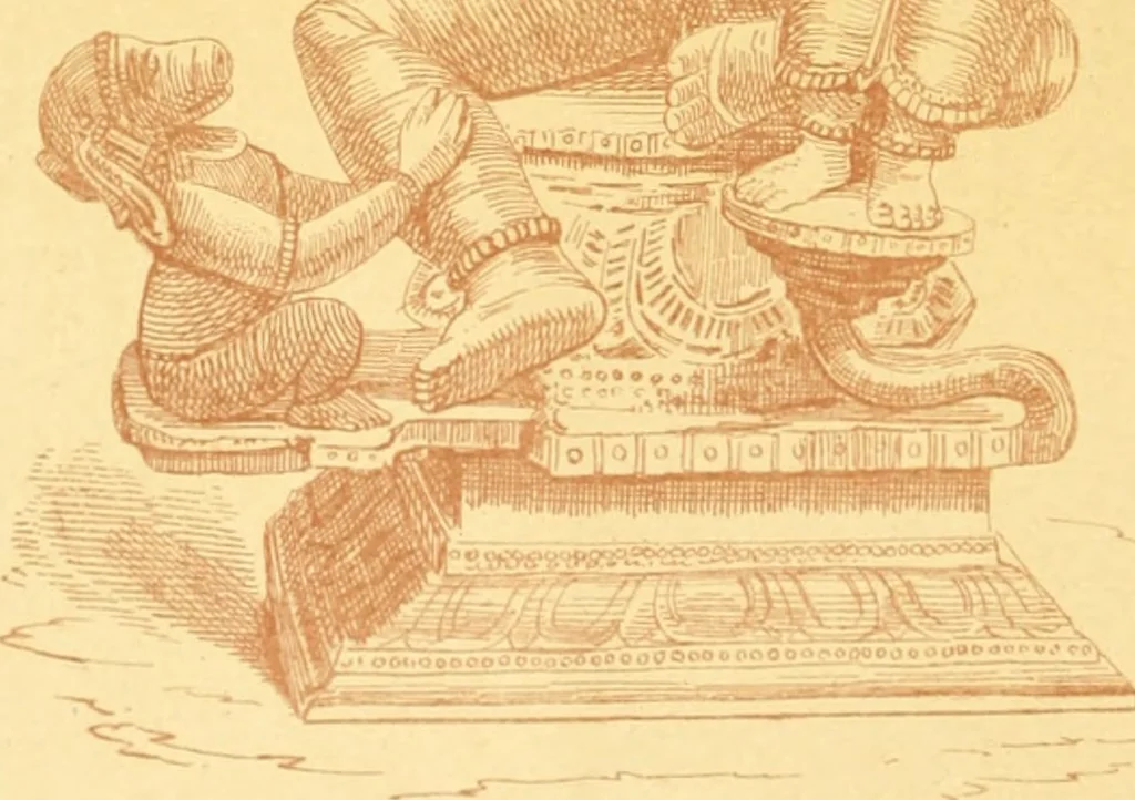 An illustration from Ancient faiths embodied in ancient names; or, An attempt to trace the religious belief, sacred rites, and holy emblems of certain nations, 1873, leaf 7