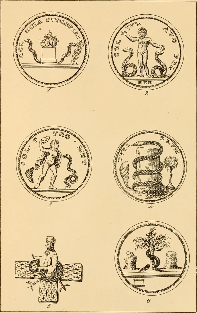 An illustration from Ancient faiths embodied in ancient names; or, An attempt to trace the religious belief, sacred rites, and holy emblems of certain nations, 1868, leaf 1004