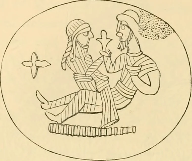 An illustration from Ancient faiths embodied in ancient names; or, An attempt to trace the religious belief, sacred rites, and holy emblems of certain nations, 1868, leaf 312