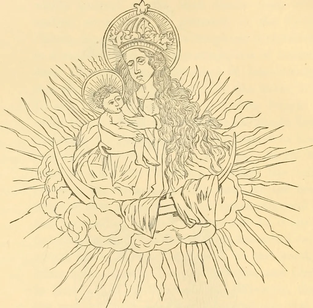 An illustration from Ancient faiths embodied in ancient names; or, An attempt to trace the religious belief, sacred rites, and holy emblems of certain nations, 1868, leaf 313