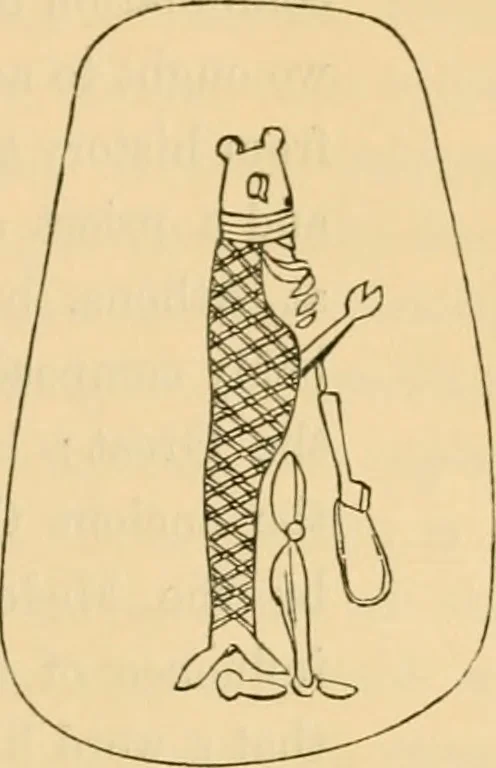 An illustration from Ancient faiths embodied in ancient names; or, An attempt to trace the religious belief, sacred rites, and holy emblems of certain nations, 1868, leaf 452