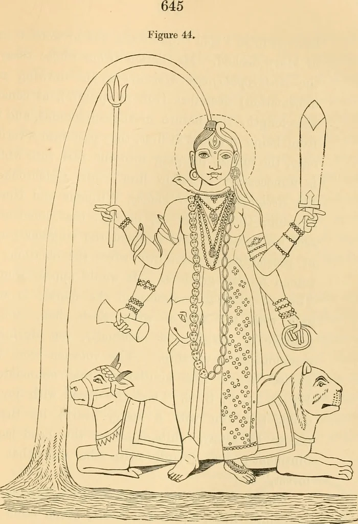 An illustration from Ancient faiths embodied in ancient names; or, An attempt to trace the religious belief, sacred rites, and holy emblems of certain nations, 1868, leaf 698