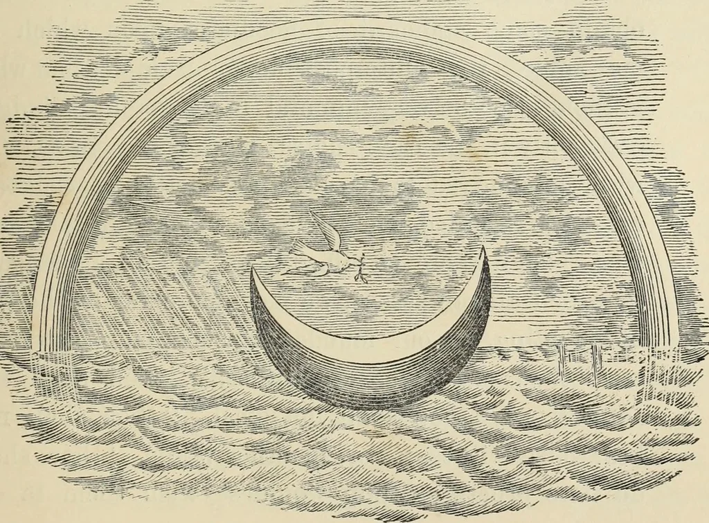 An illustration from Ancient faiths embodied in ancient names: or, An attempt to trace the religious belief, sacred rites, and holy emblems of certain nations, by an interpretation of the names given to children by priestly authority, or assumed by prophets, kings, and hierarchs, 1872, leaf 346