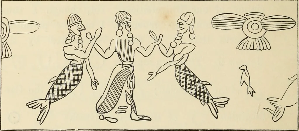 An illustration from Ancient faiths embodied in ancient names: or, An attempt to trace the religious belief, sacred rites, and holy emblems of certain nations, by an interpretation of the names given to children by priestly authority, or assumed by prophets, kings, and hierarchs, 1872, leaf 413