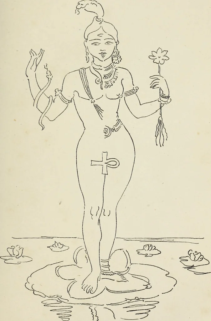 An illustration from Ancient faiths embodied in ancient names: or, An attempt to trace the religious belief, sacred rites, and holy emblems of certain nations, by an interpretation of the names given to children by priestly authority, or assumed by prophets, kings, and hierarchs, 1872, leaf 962