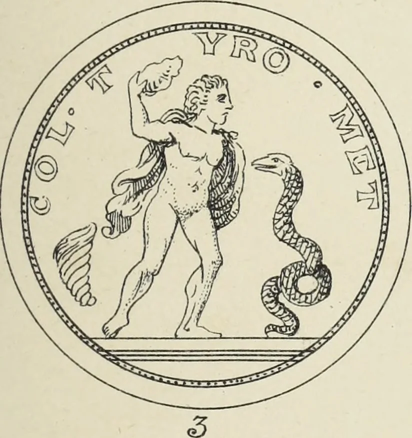An illustration from Ancient faiths embodied in ancient names: or, An attempt to trace the religious belief, sacred rites, and holy emblems of certain nations, by an interpretation of the names given to children by priestly authority, or assumed by prophets, kings, and hierarchs, 1872, leaf 966