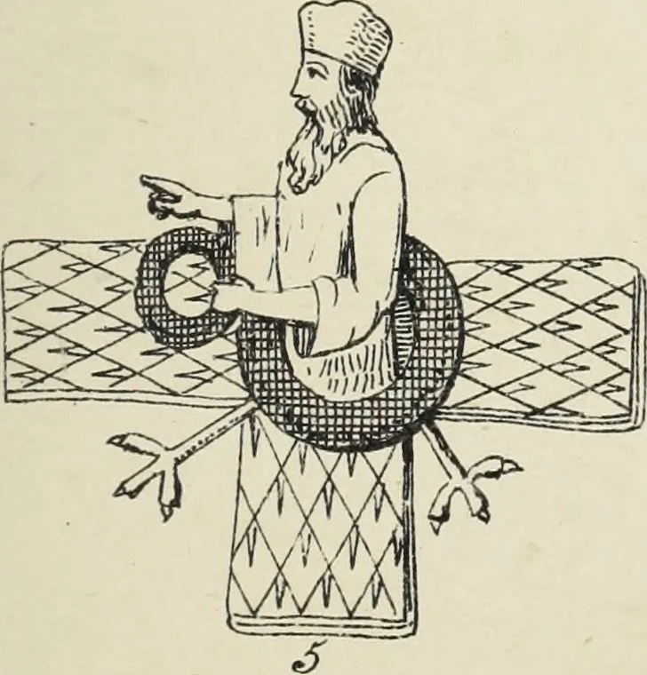 An illustration from Ancient faiths embodied in ancient names: or, An attempt to trace the religious belief, sacred rites, and holy emblems of certain nations, by an interpretation of the names given to children by priestly authority, or assumed by prophets, kings, and hierarchs, 1872, leaf 966