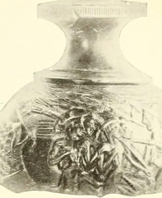 An illustration from Ancient Greece : a sketch of its art, literature & philosophy viewed in connexion with its external history from earliest times to the age of Alexander the Great, 1915, leaf 100