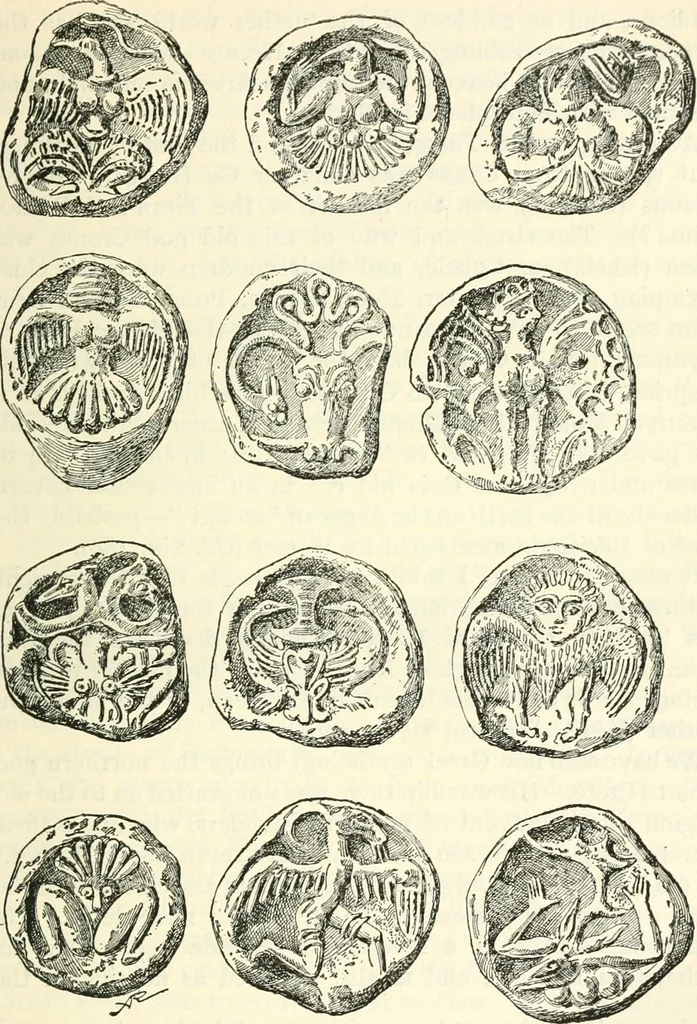 An illustration from Ancient Greece : a sketch of its art, literature & philosophy viewed in connexion with its external history from earliest times to the age of Alexander the Great, 1915, leaf 106
