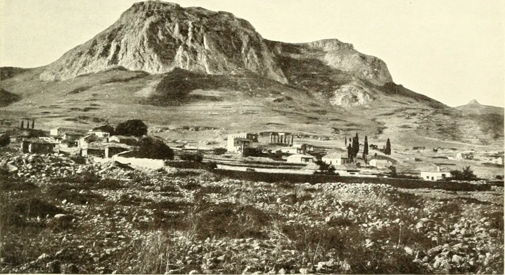An illustration from Ancient Greece : a sketch of its art, literature & philosophy viewed in connexion with its external history from earliest times to the age of Alexander the Great, 1915, leaf 200