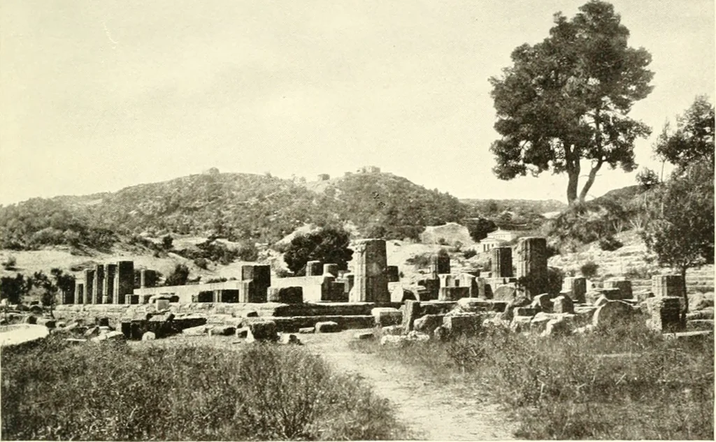An illustration from Ancient Greece : a sketch of its art, literature & philosophy viewed in connexion with its external history from earliest times to the age of Alexander the Great, 1915, leaf 226