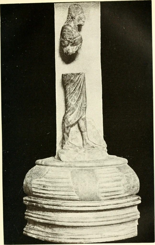 An illustration from Ancient Greece : a sketch of its art, literature & philosophy viewed in connexion with its external history from earliest times to the age of Alexander the Great, 1915, leaf 262