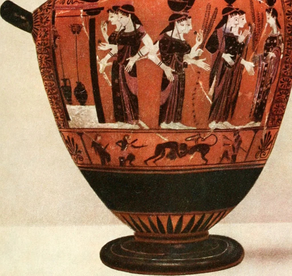 An illustration from Ancient Greece : a sketch of its art, literature & philosophy viewed in connexion with its external history from earliest times to the age of Alexander the Great, 1915, leaf 308