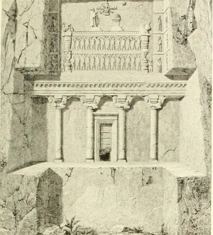 An illustration from Ancient Greece : a sketch of its art, literature & philosophy viewed in connexion with its external history from earliest times to the age of Alexander the Great, 1915, leaf 384