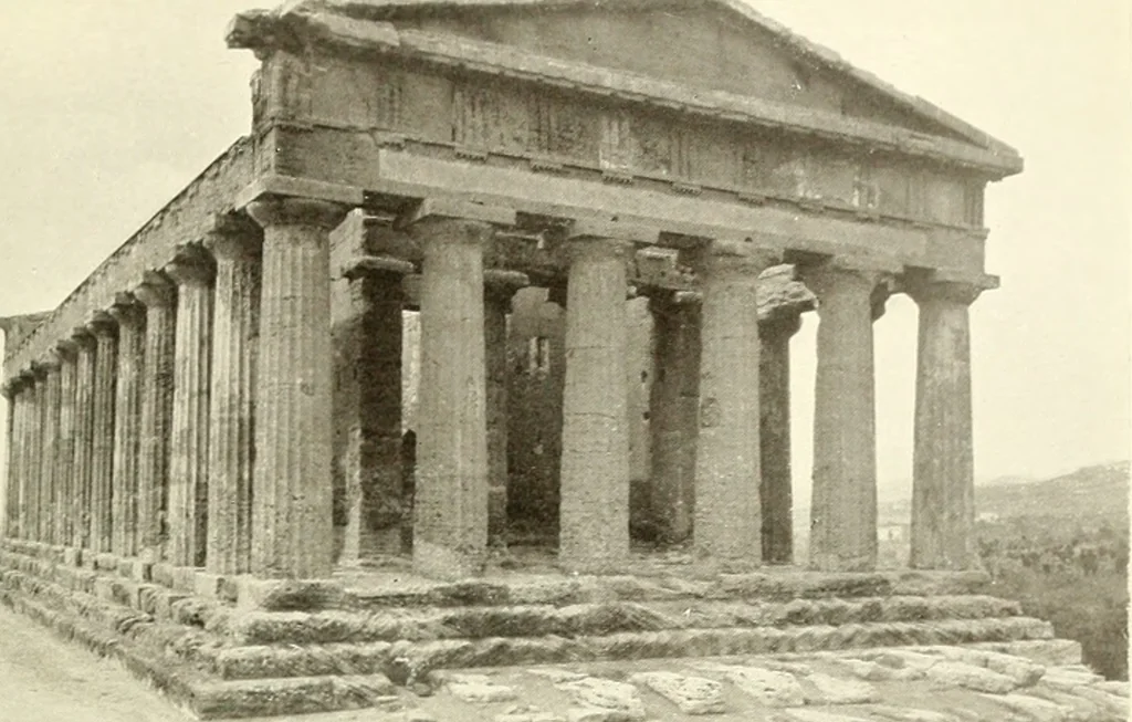 An illustration from Ancient Greece : a sketch of its art, literature & philosophy viewed in connexion with its external history from earliest times to the age of Alexander the Great, 1915, leaf 390