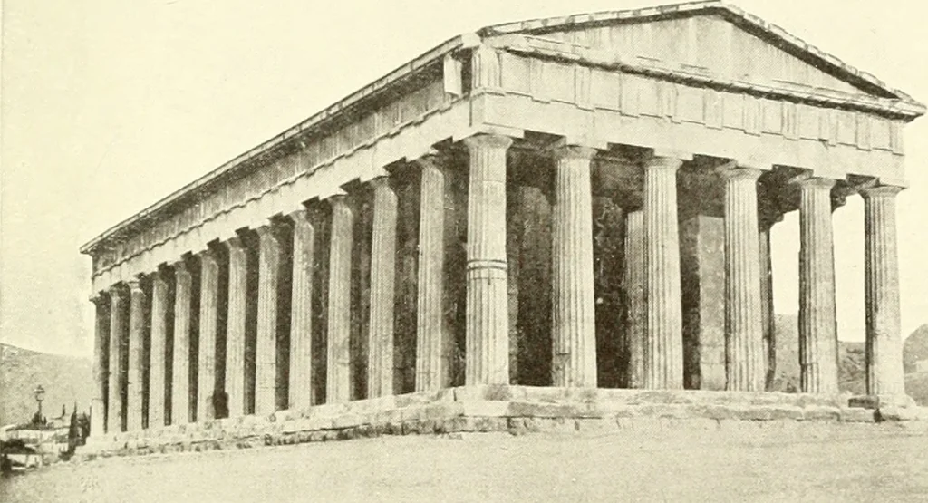 An illustration from Ancient Greece : a sketch of its art, literature & philosophy viewed in connexion with its external history from earliest times to the age of Alexander the Great, 1915, leaf 404