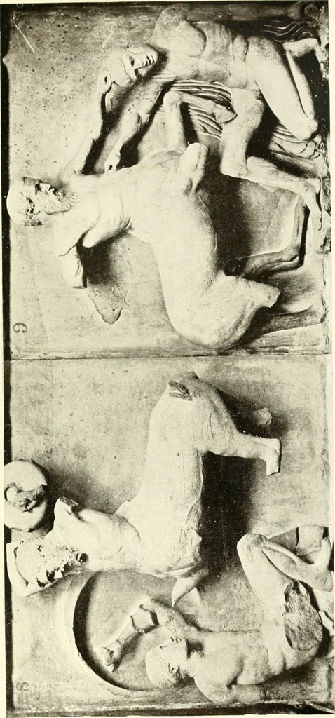 An illustration from Ancient Greece : a sketch of its art, literature & philosophy viewed in connexion with its external history from earliest times to the age of Alexander the Great, 1915, leaf 410