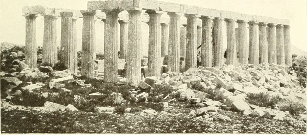 An illustration from Ancient Greece : a sketch of its art, literature & philosophy viewed in connexion with its external history from earliest times to the age of Alexander the Great, 1915, leaf 416