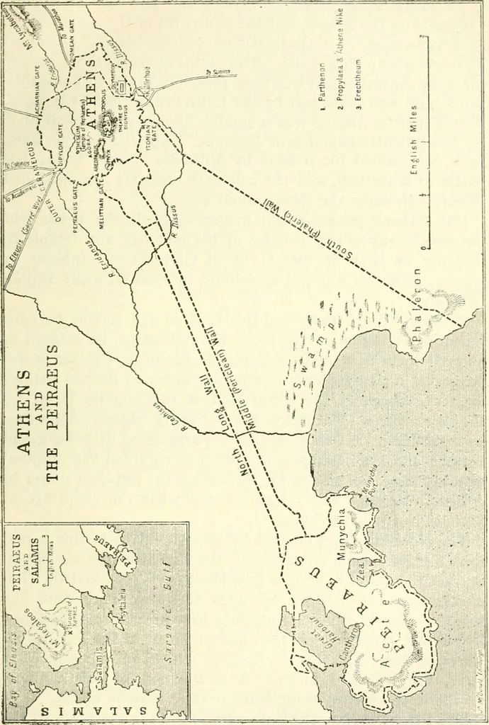 An illustration from Ancient Greece : a sketch of its art, literature & philosophy viewed in connexion with its external history from earliest times to the age of Alexander the Great, 1915, leaf 420