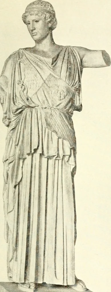An illustration from Ancient Greece : a sketch of its art, literature & philosophy viewed in connexion with its external history from earliest times to the age of Alexander the Great, 1915, leaf 436