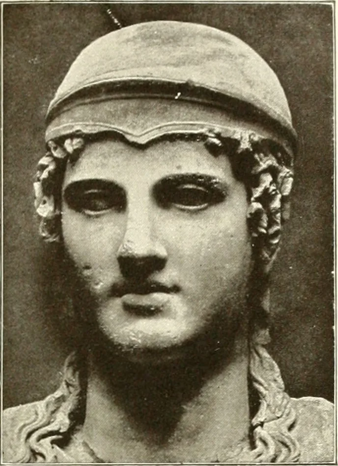 An illustration from Ancient Greece : a sketch of its art, literature & philosophy viewed in connexion with its external history from earliest times to the age of Alexander the Great, 1915, leaf 442