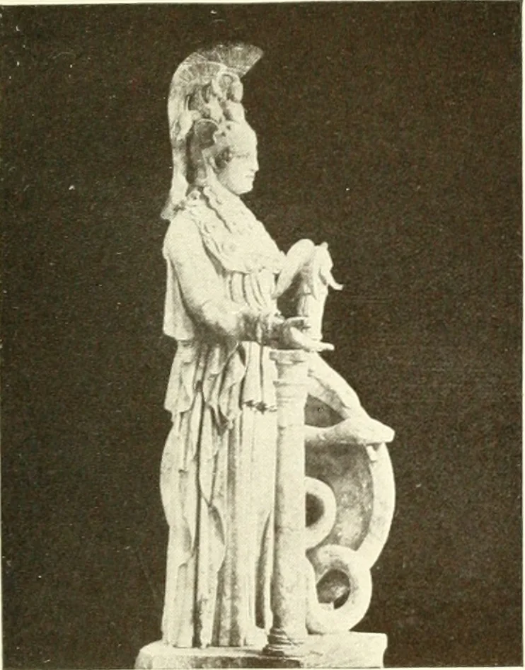 An illustration from Ancient Greece : a sketch of its art, literature & philosophy viewed in connexion with its external history from earliest times to the age of Alexander the Great, 1915, leaf 442
