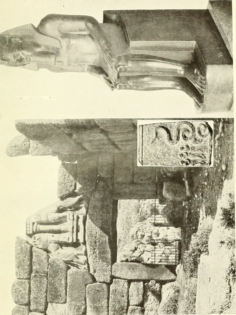 An illustration from Ancient Greece : a sketch of its art, literature & philosophy viewed in connexion with its external history from earliest times to the age of Alexander the Great, 1915, leaf 46