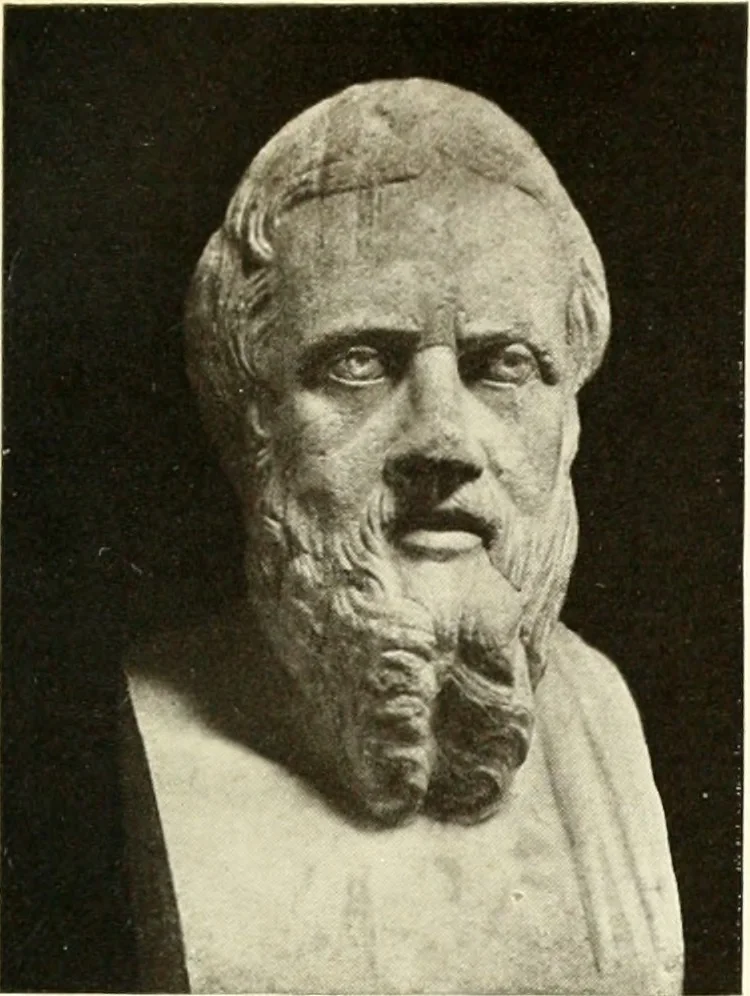 An illustration from Ancient Greece : a sketch of its art, literature & philosophy viewed in connexion with its external history from earliest times to the age of Alexander the Great, 1915, leaf 482
