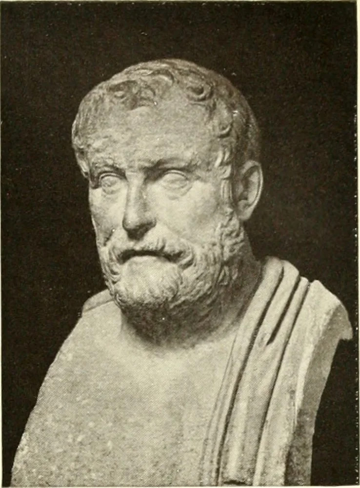 An illustration from Ancient Greece : a sketch of its art, literature & philosophy viewed in connexion with its external history from earliest times to the age of Alexander the Great, 1915, leaf 482