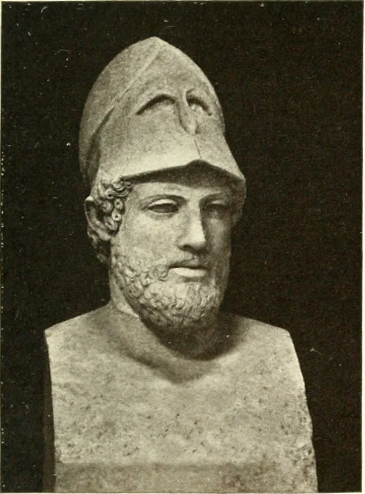 An illustration from Ancient Greece : a sketch of its art, literature & philosophy viewed in connexion with its external history from earliest times to the age of Alexander the Great, 1915, leaf 482