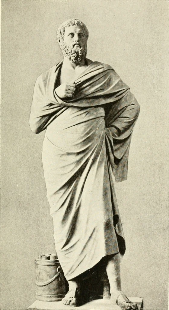 An illustration from Ancient Greece : a sketch of its art, literature & philosophy viewed in connexion with its external history from earliest times to the age of Alexander the Great, 1915, leaf 494