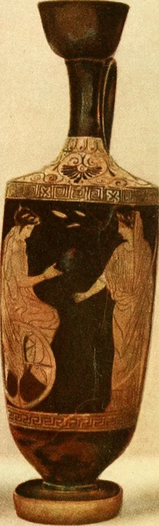 An illustration from Ancient Greece : a sketch of its art, literature & philosophy viewed in connexion with its external history from earliest times to the age of Alexander the Great, 1915, leaf 5