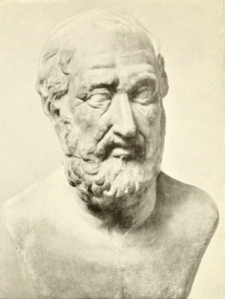 An illustration from Ancient Greece : a sketch of its art, literature & philosophy viewed in connexion with its external history from earliest times to the age of Alexander the Great, 1915, leaf 516