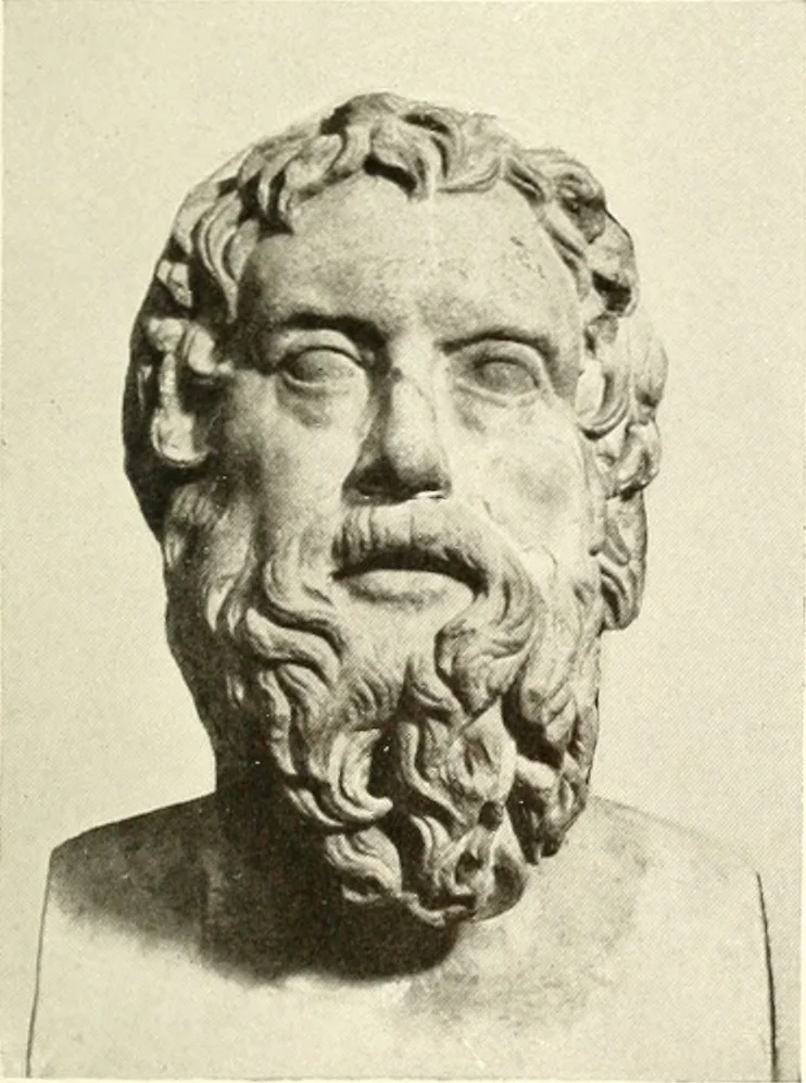 An illustration from Ancient Greece : a sketch of its art, literature & philosophy viewed in connexion with its external history from earliest times to the age of Alexander the Great, 1915, leaf 516